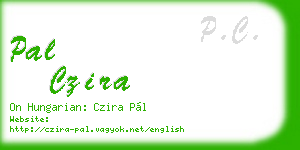 pal czira business card
